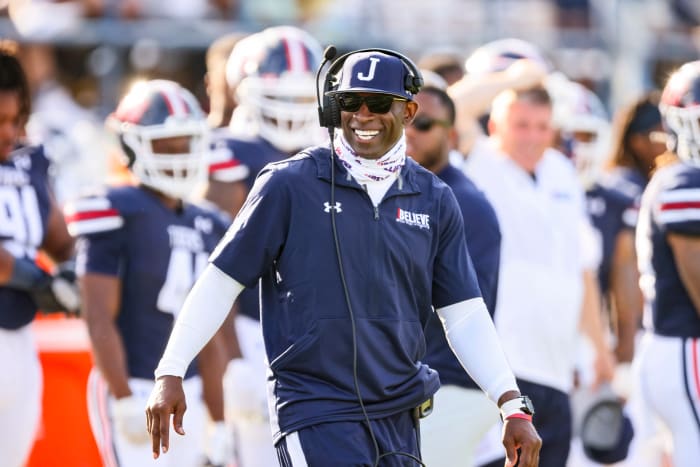 Jackson State coach Deion Sanders